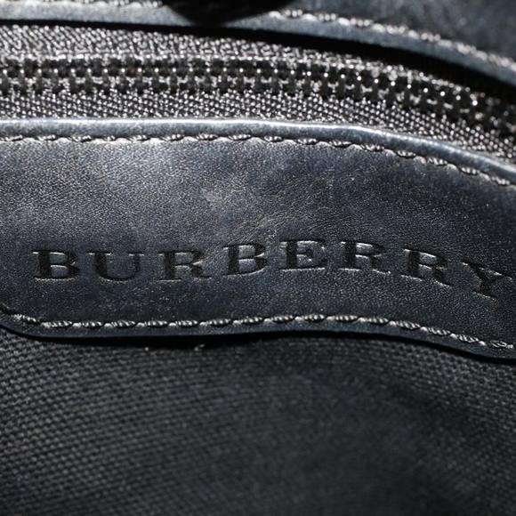 BURBERRY Nova Check Shoulder Bag PVC Leather Brown Auth yk7846B - Picture 6 of 15